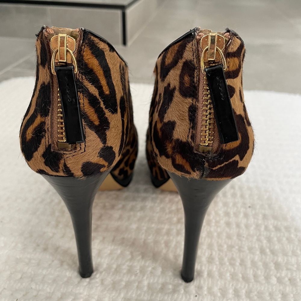 Nine West Leopard Print Booties, Size6.5 - image 3